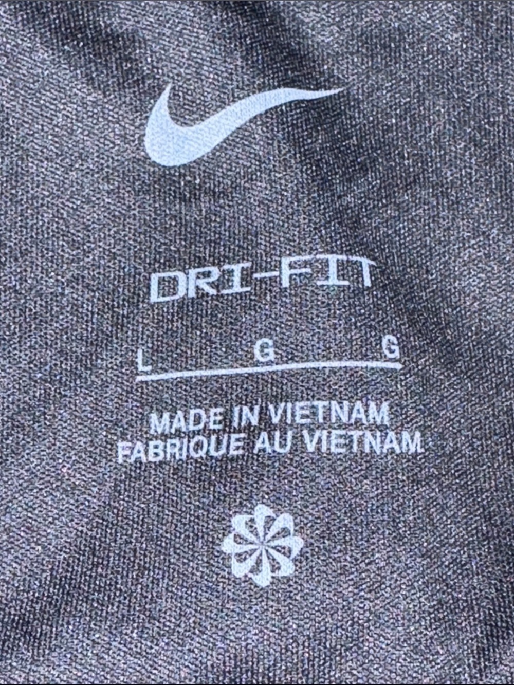 Nike Black Athletic Running Shorts with White Swoosh - Picture 3 of 3